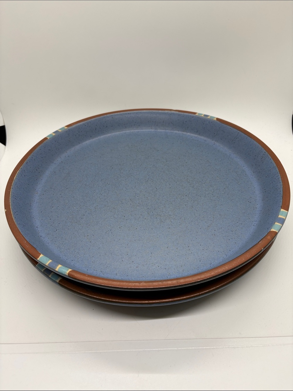 Dansk 2 Dinner Plates Mesa Sky Blue